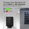 AXAGON ACU-DPQ100 Ładowarka sieciowa GaN 100W, 3x port (USB-A + dual USB-C) PD3.0^QC4+^PPS^Apple Czarna